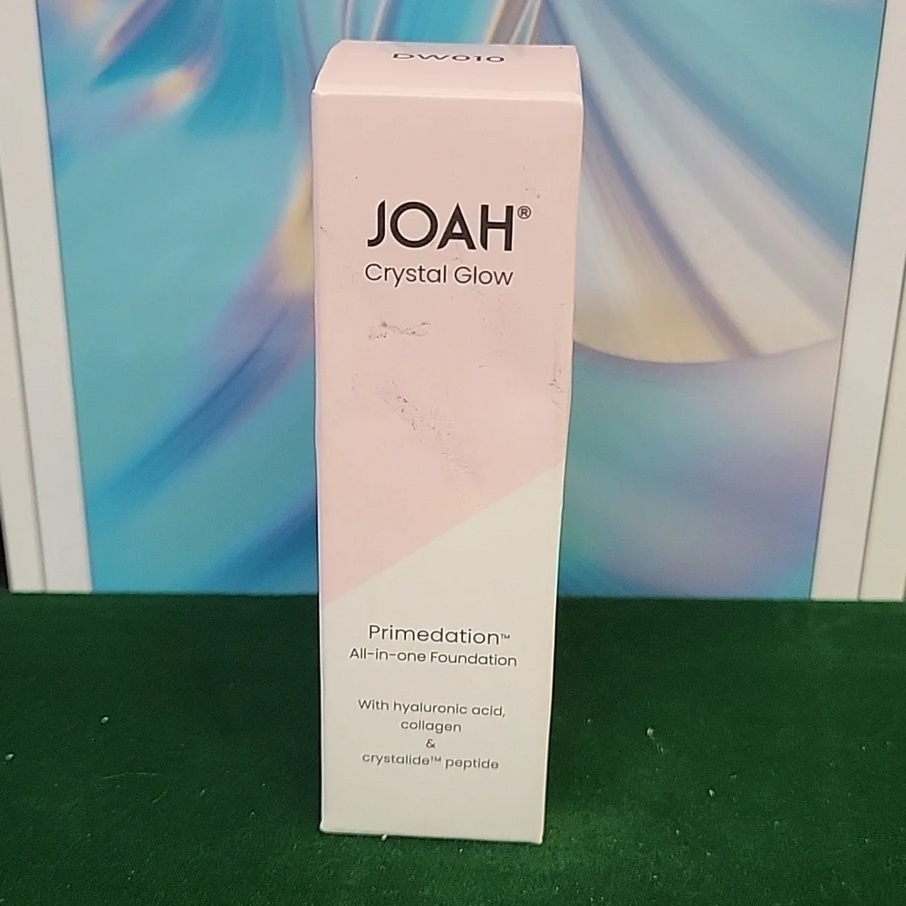 Joah Crystal Glow Peptide Infused Foundation New Sealed 30ml Bottle DW010